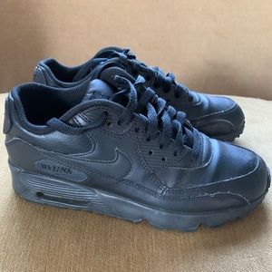 Nike Air Max 90 black 6.5Y shoes 833412-001